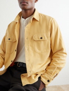 Hartford - Paco Cotton-Flannel Shirt - Yellow