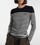 Prada Striped virgin wool sweater