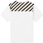 Thom Browne Men's Tie Stripe Pocket T-Shirt in White