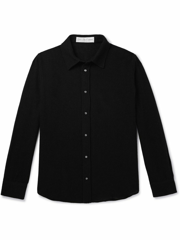 Photo: God's True Cashmere - Cashmere-Gauze Shirt - Black
