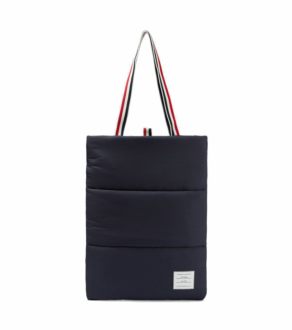 Thom Browne - Leather-trimmed tote Thom Browne