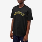 Versace Men's Logo Crew Sweat in Black