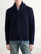 RRL - Shawl-Collar Cashmere Cardigan - Blue