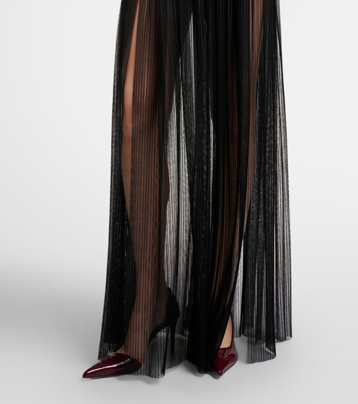 Nensi Dojaka Semi-sheer gown