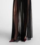 Nensi Dojaka Semi-sheer gown