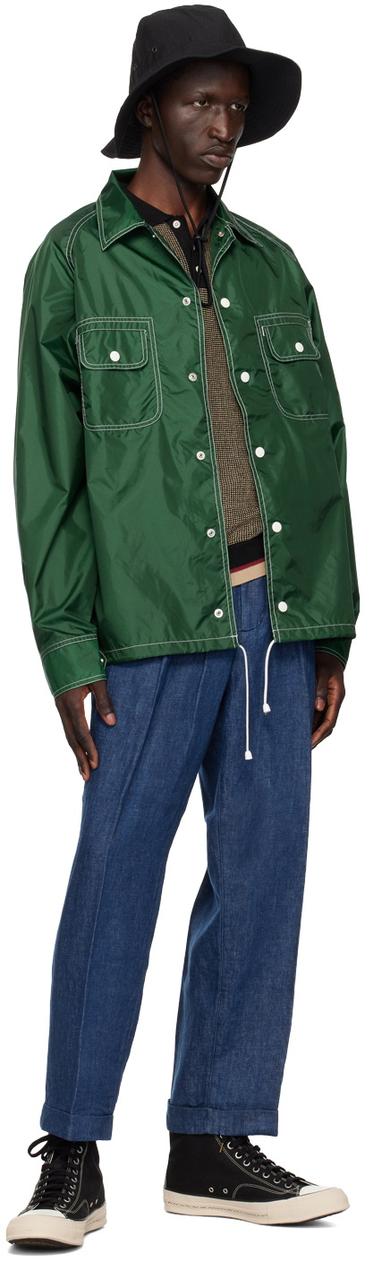 BEAMS PLUS Green Sports SHT-JAC Jacket Beams Plus