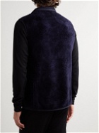 Visvim - Boa Reversible Wool-Fleece Gilet - Blue