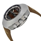 Omega Spacemaster Z-33 Black Analog-Digital Dial Brown Leather Chronograph Mens Watch 32592437901002