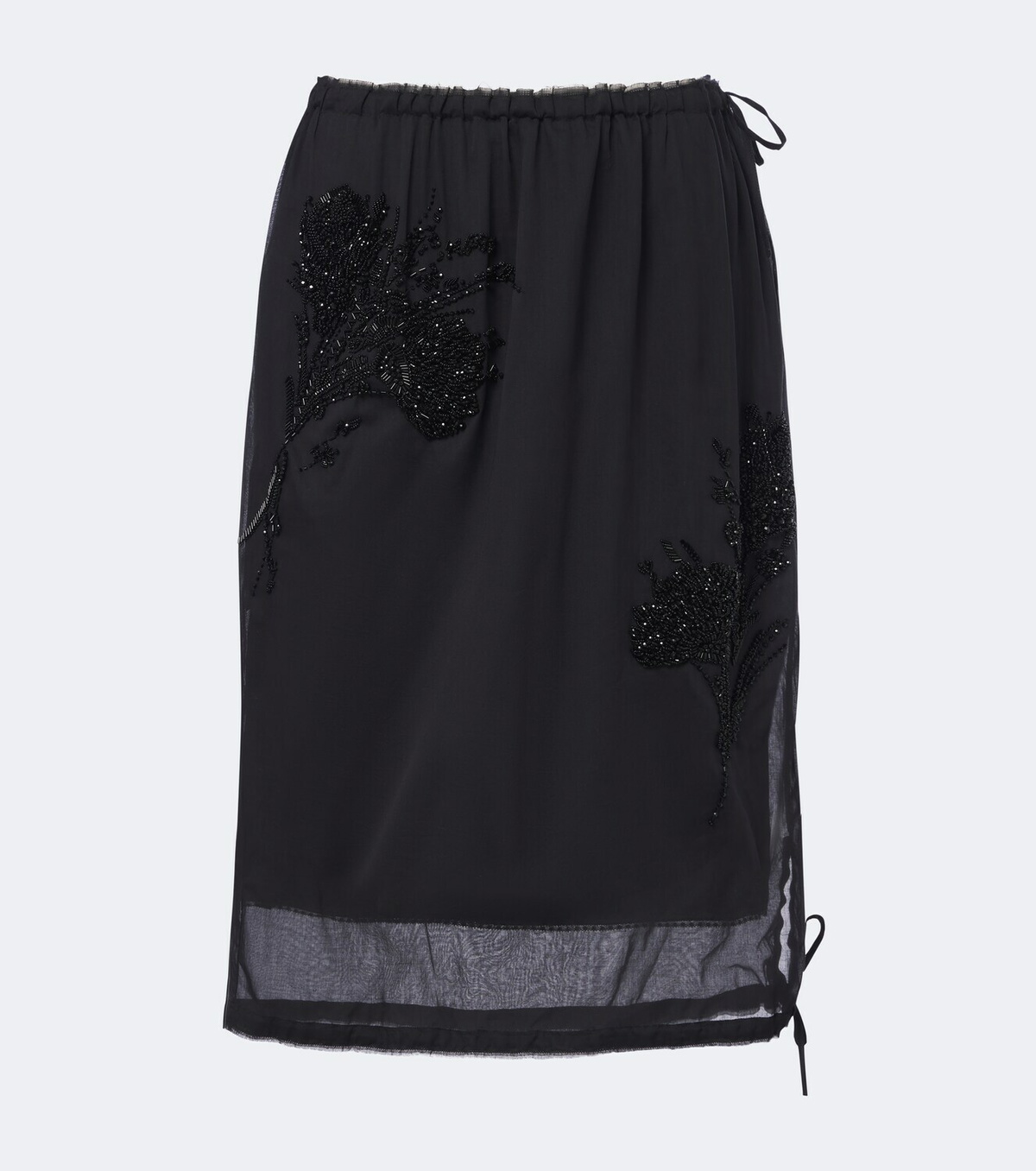 Prada Embellished midi skirt