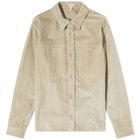 Loewe Men's Corduroy Overshirt in Creta Beige