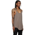 Rick Owens Gray Tower Pony Tank Top