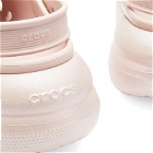 Crocs Classic Crush Shimmer Clog in Pink Clay