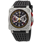 Bell and Ross Avaition Limted Edition Chronograph Black Carbon Fibre Dial Automatic Mens Watch BR0394-RS18