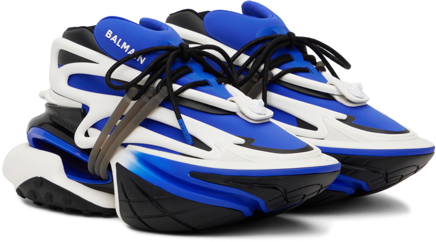 Balmain Blue Unicorn Sneakers Balmain