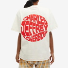 Charles Jeffrey Women's Printed Logo T-Shirt in Ecru Print