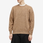 Jamieson's of Shetland Men's Crew Knit in Camel