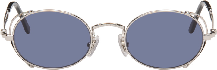 Photo: Jean Paul Gaultier Silver 'The 55-3175' Sunglasses