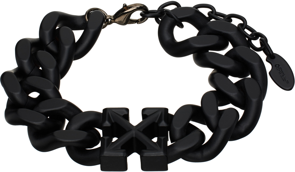Off-White Silver Mini Dice Cuff Bracelet Off-White
