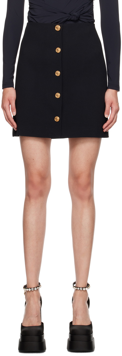 Versace Black Medusa Miniskirt Versace