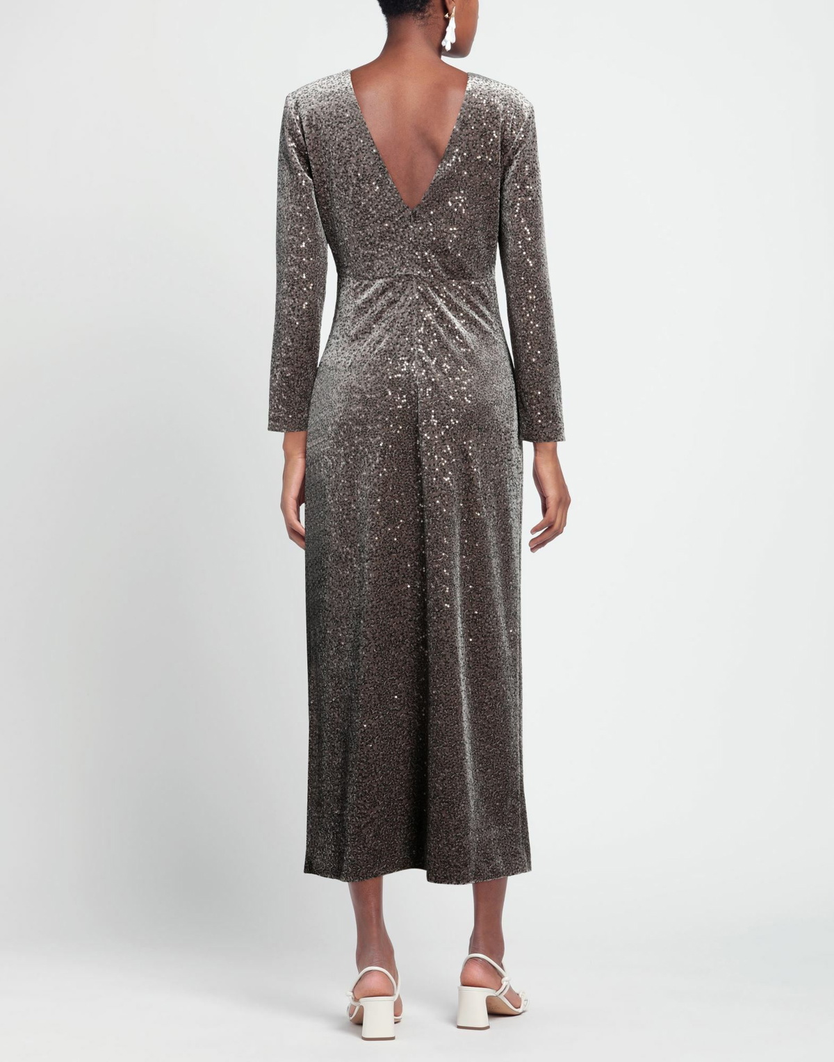 Peserico Womens Maxi dress in Grey