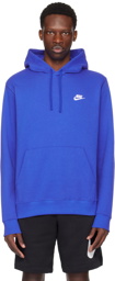 Nike Blue Embroidered Hoodie
