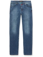 Kiton - Slim-Fit Jeans - Blue