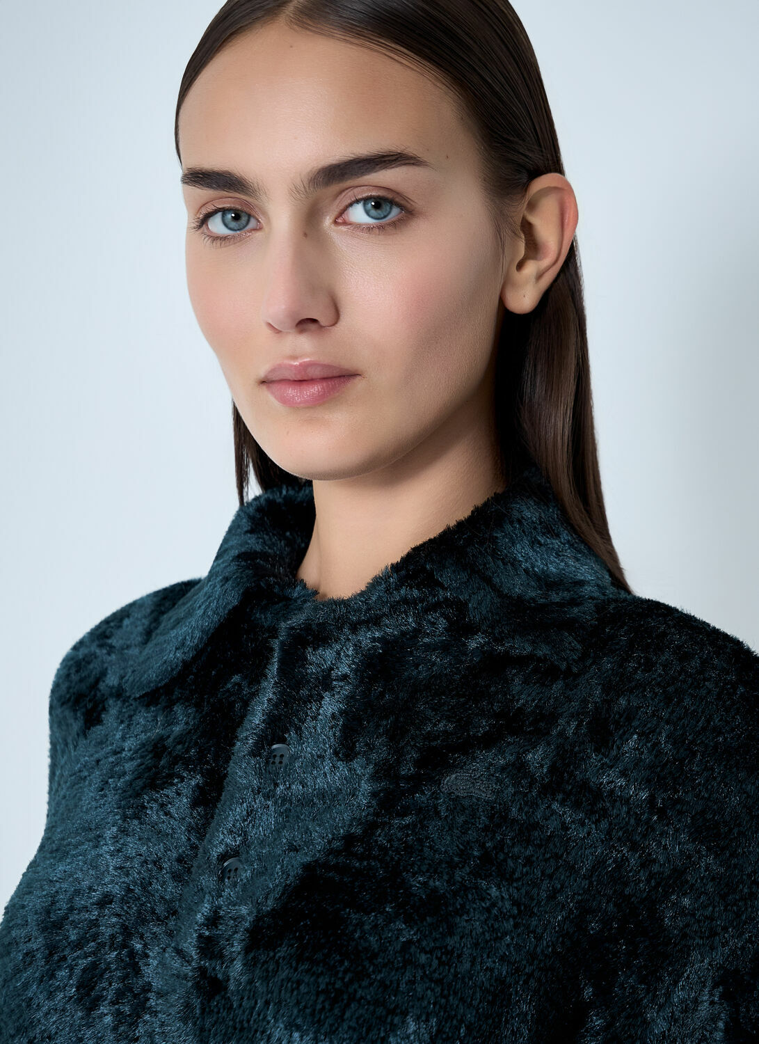 Lacoste Velour Polo Sweater