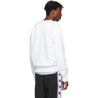 Champion Reverse Weave White Small Script Sweatshirt