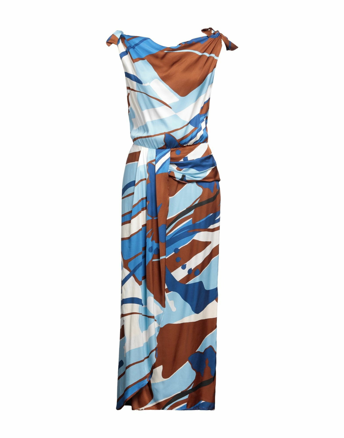 Manila Grace Womens Maxi dress Azure