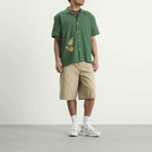 Palmes Men's Ramus Camp-Collar Shirt in Dark Green