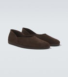 Stòffa Suede slip-on shoes