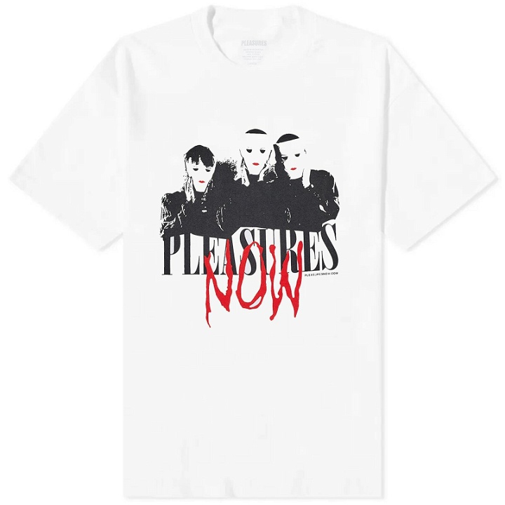 Photo: Pleasures Men's Masks T-Shirt in White
