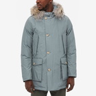 Woolrich Men's Arctic Detachable Fur Parka Jacket in Lead