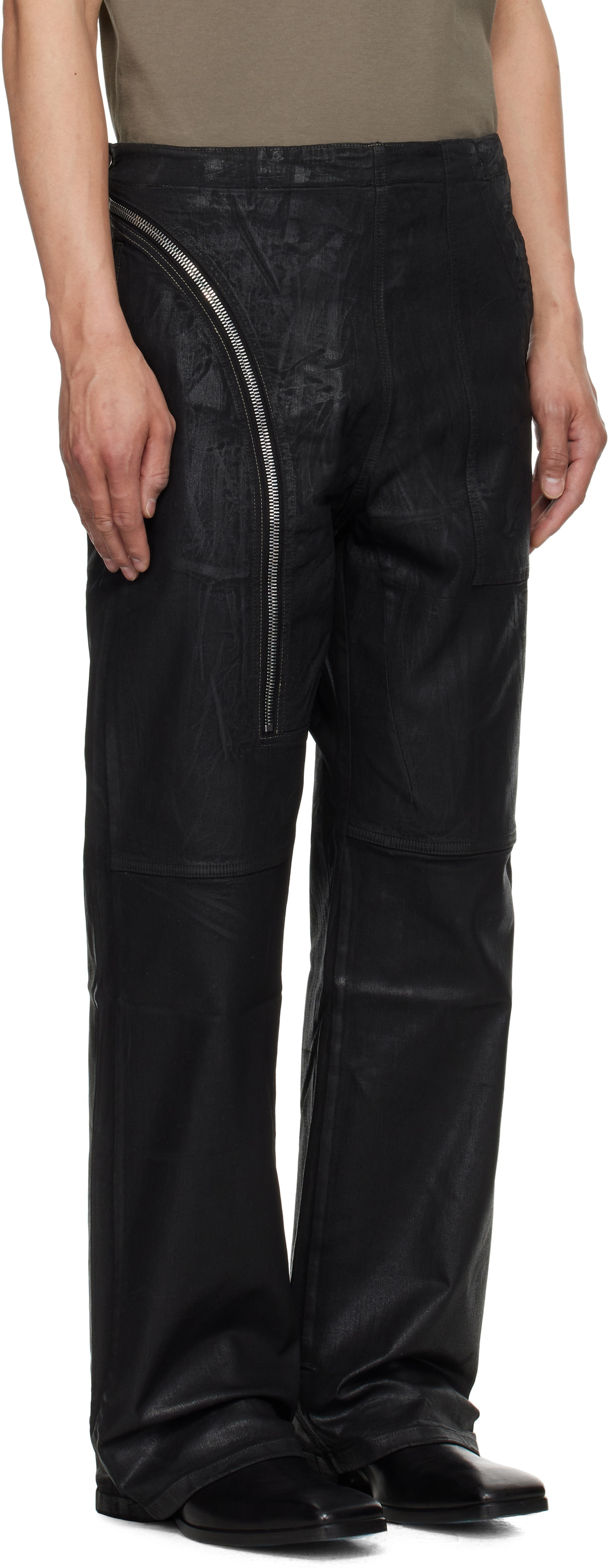 Rick Owens DRKSHDW Black Hollywood Aircut Jeans Rick Owens Drkshdw