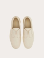 Ferragamo Mens Slip-on sneaker in White