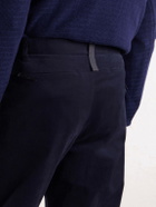 SEASE - Chino Tech Straight-Leg Cotton-Blend Twill Trousers - Blue