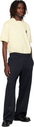 Lacoste Beige Loose Fit Badge Accent Fleece Polo
