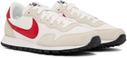 Nike White & Red Air Pegasus 83 Sneakers