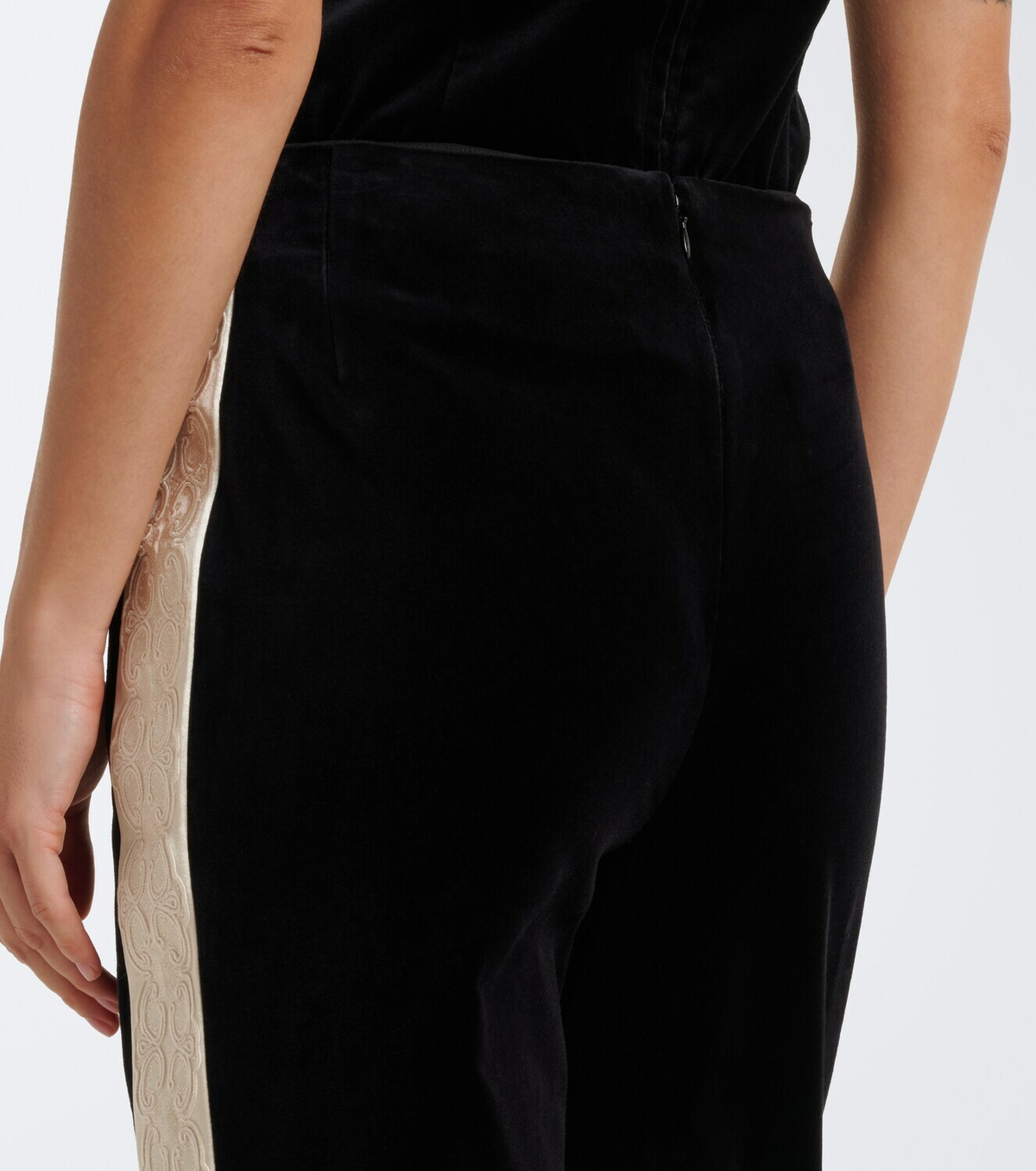 Posse Florian cotton velvet straight pants