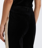 Posse Florian cotton velvet straight pants