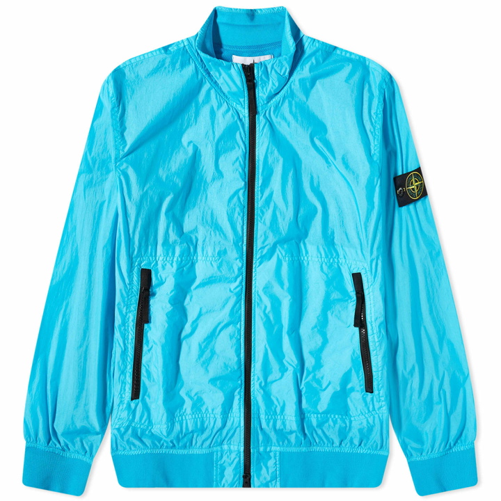 Photo: Stone Island Men's Crinkle Reps Hooded Jacket in Turquiose