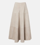 Altuzarra Varda suede maxi skirt