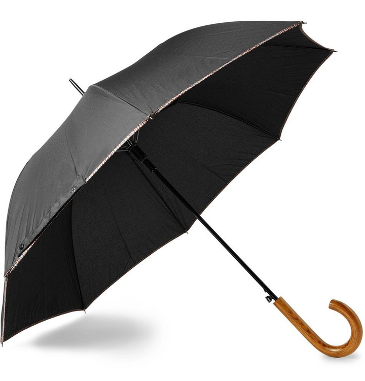 Photo: Paul Smith - Walker Wood-Handle Umbrella - Black