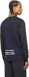 Moncler Genius 7 Moncler FRGMT Hiroshi Fujiwara Black Long Sleeve T-Shirt