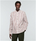 Erdem - Serge linen and cotton-blend shirt