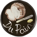 Harlie Brown Studio SSENSE Exclusive Black 'Du Pain' Plate