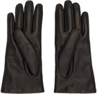 Versace Black Medusa Gloves