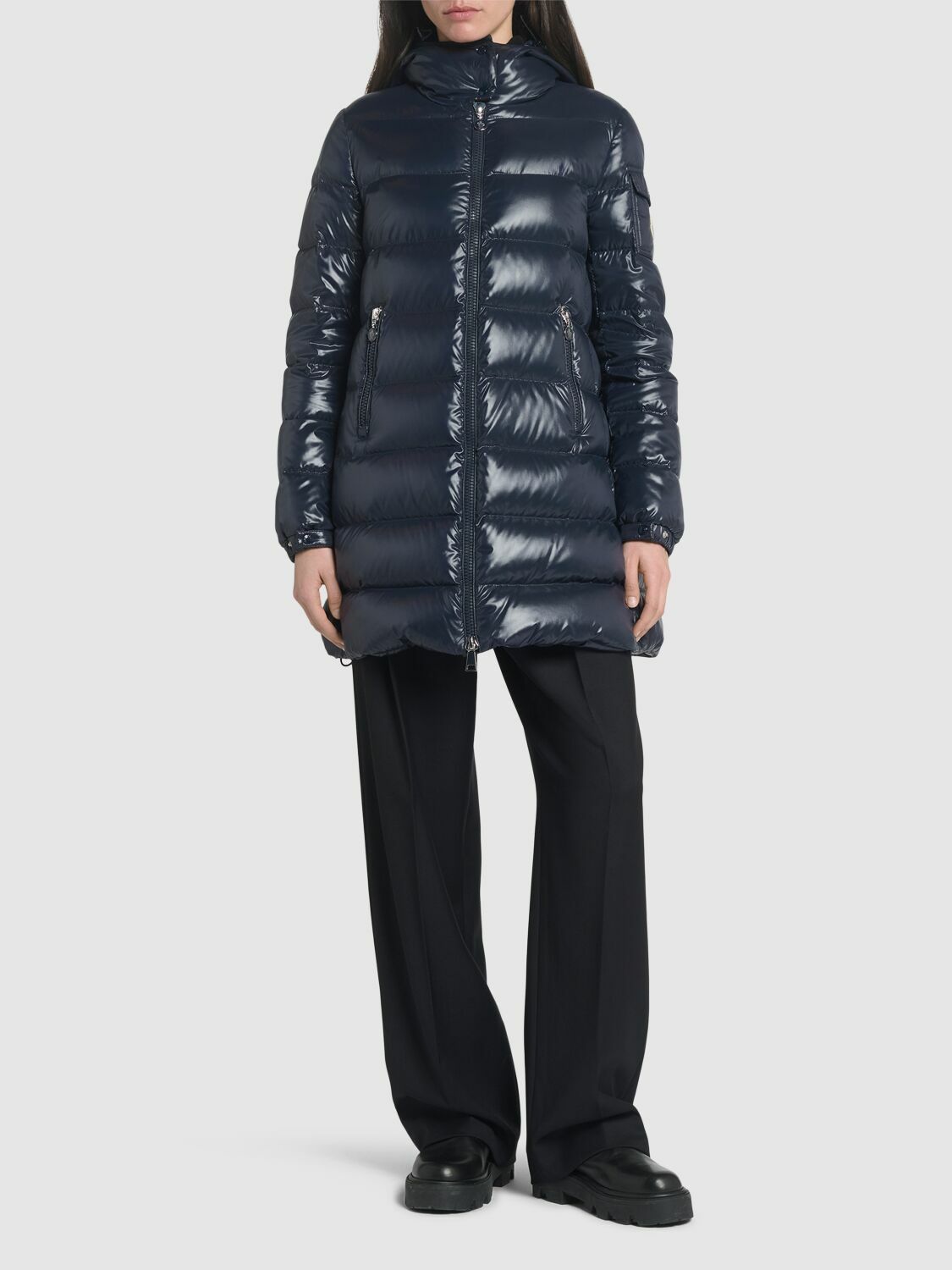 ダウンジャケット・コート MONCLER COURCELLES LONG DOWN JACKET MONCLER Courcelles Nylon Down Jacket Moncler
