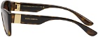 Dolce & Gabbana Tortoiseshell Step Injection Sunglasses