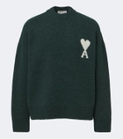 Ami Paris Ami de Cœur alpaca and wool-blend sweater